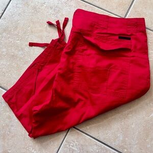 Sean John Bold Red Cotton Cargo Shorts